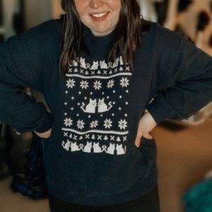 Winter Cat Sweater